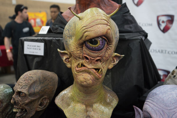 Alien Mask at Monsterpalooza 2016 Pasadena