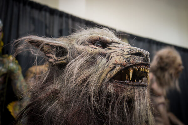 Werewolf Mask at Monsterpalooza 2016 Pasadena