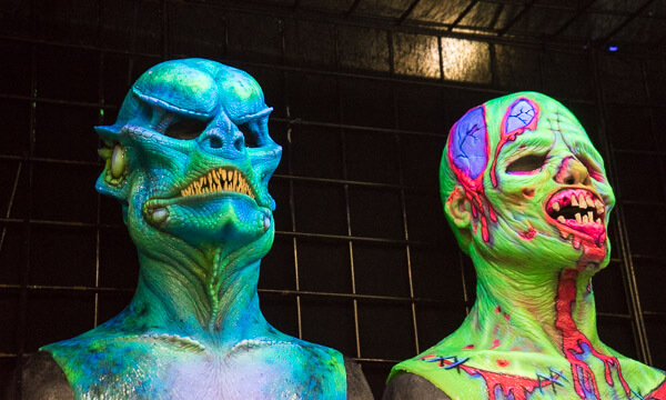 Toxic Alien Masks at Monsterpalooza 2016 Pasadena