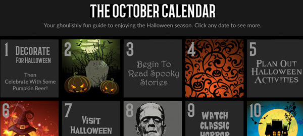 The October Calendar