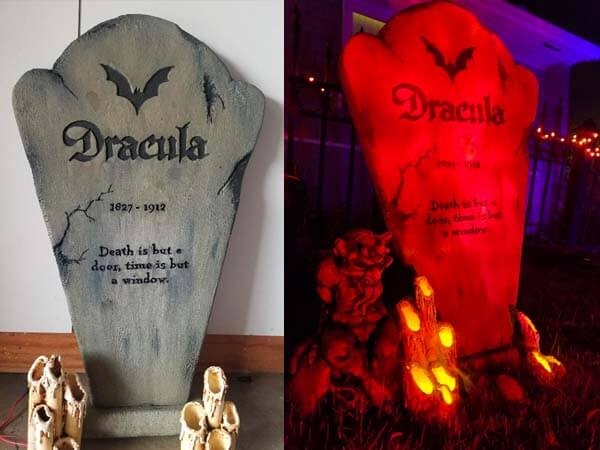 The Dracula tombstone