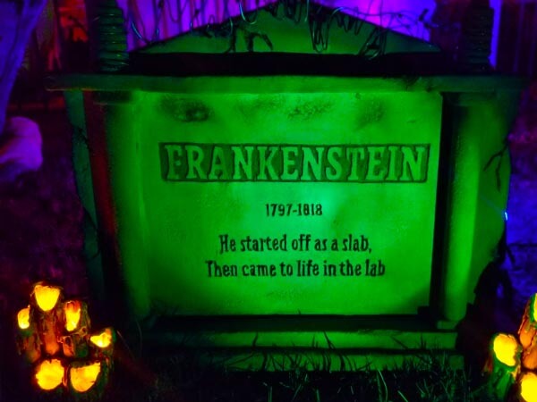 Frankenstein tombstone